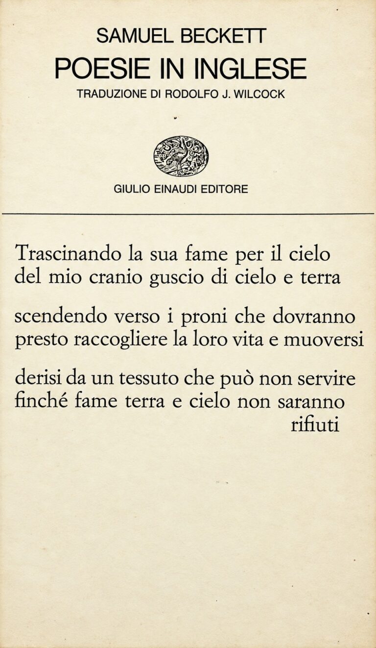 Poesie in inglese