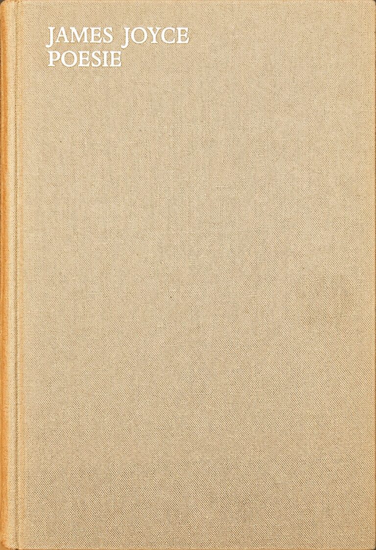 Poesie — James Joyce
